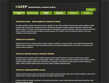 Tablet Screenshot of kazep.cz